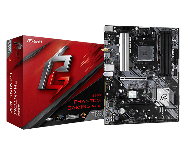 Tarjeta Madre Asrock B550 Phantom Gaming 4
