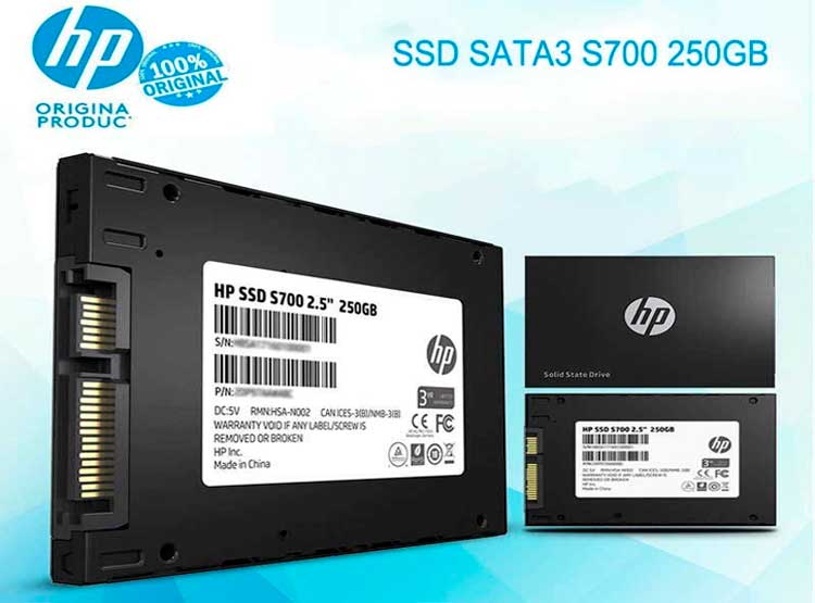 arcilla tonto Dinamarca Unidad SSD HP S700 250GB SATA 2.5" 3D NAND - Tecnomundo SA | Equipos  Computación Machala